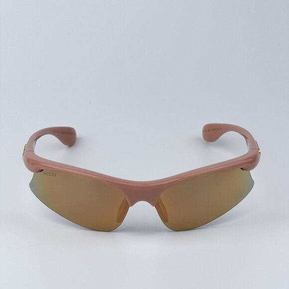 Gucci Men BRAND NEW Sunglasses Pink Mirror Mask GG1774S 004 - Picture 1 of 11